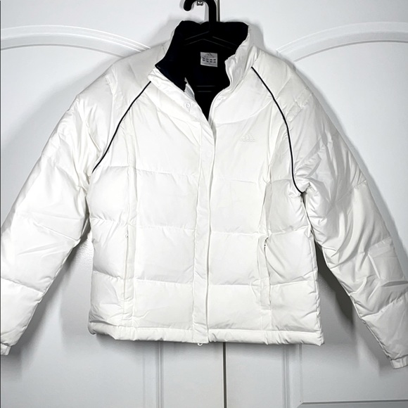 adidas Jackets & Blazers - Adidas Winter Puffer White Coat size L